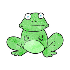 textured cartoon frog