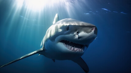 Great White Shark, Generative AI, Illustration