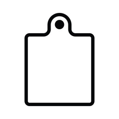 Cutting board icon vector design template