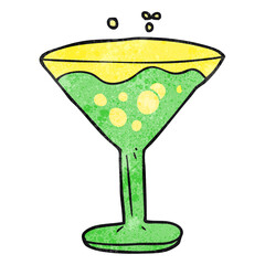 textured cartoon cocktail