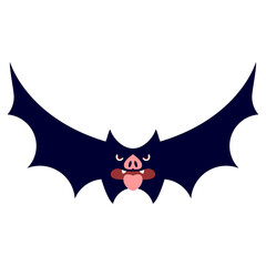 spooky halloween bat