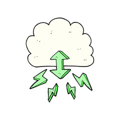 cartoon digital cloud