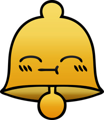 gradient shaded cartoon bell
