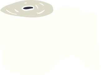 cartoon doodle toilet roll