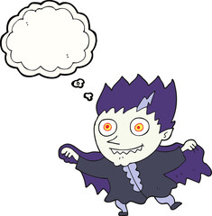 thought bubble cartoon vampire