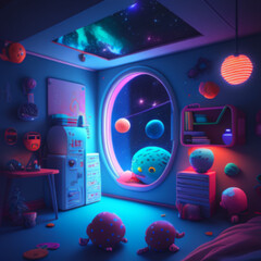space child room design
