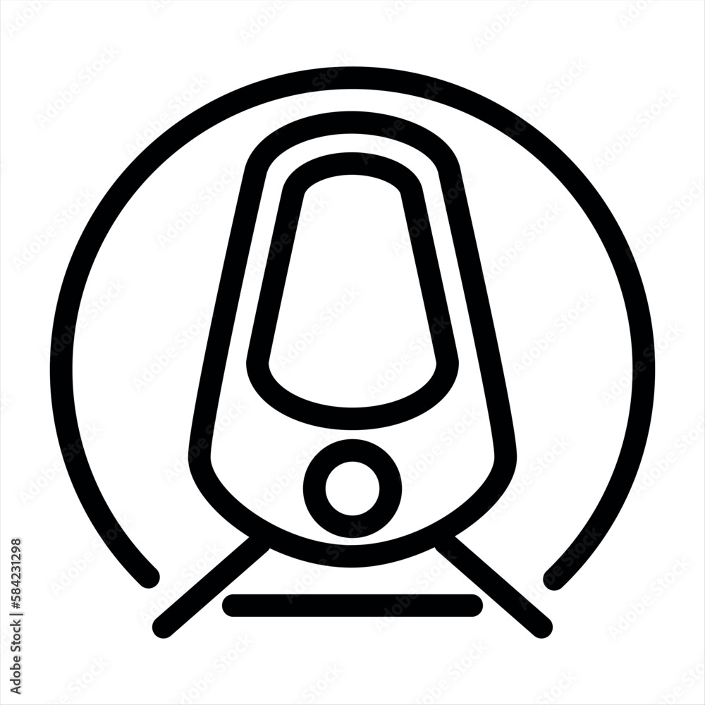Poster train vector icon. filled flat sign for mobile concept and web design. railway station simple solid 