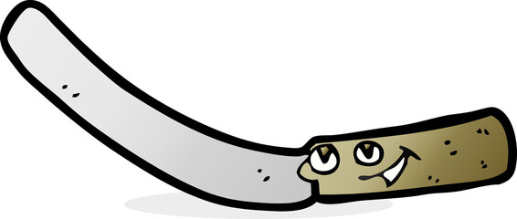cartoon kitchen knife