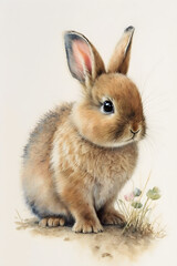 cute bunny rabbit animal