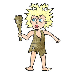 texture cartoon cave woman