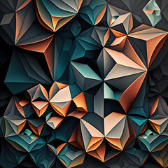 Abstract triangles No1