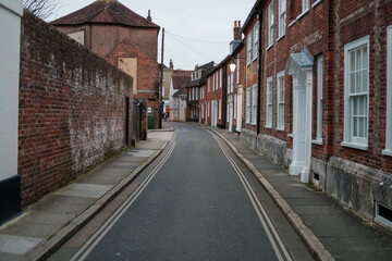 Chichester, West Sussex streets in England, Uk