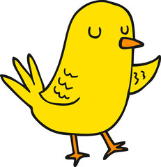 cartoon bird