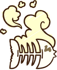 Old Fish Chalk Drawing