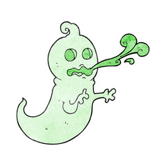 textured cartoon slimy ghost