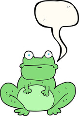 speech bubble cartoon frog