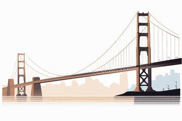 Golden bridge in san francisco