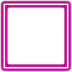 Neon geometric line design element.