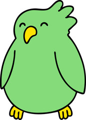 bird most likely a parrot