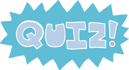 cartoon doodle quiz symbol
