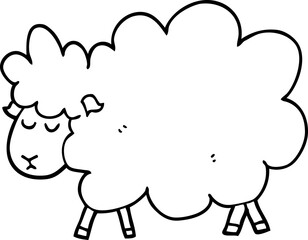 cartoon sheep