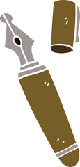 cartoon doodle fountain pen