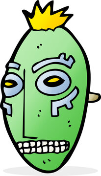 recommend clip art: cartoon tribal mask