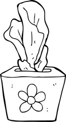 cartoon box of tissues