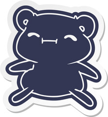 cartoon sticker kawaii cute teddy bear