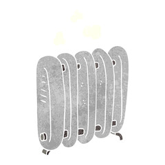 retro cartoon radiator
