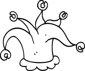 cartoon jester hat