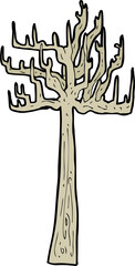 old bare tree cartoon