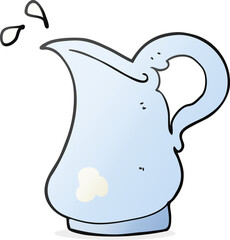 cartoon milk jug