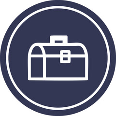 tool box circular icon