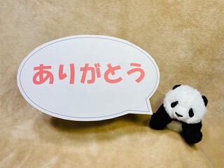 ありがとうパンダ