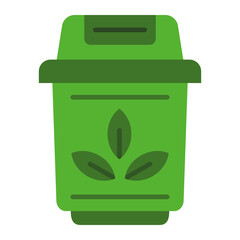 Recyle Bin Flat Icon