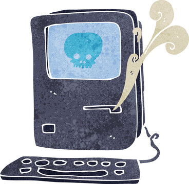computer virus cartoon