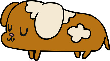 cartoon kawaii of a cute dog