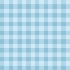 Gingham seamless pattern, blue, can be used in the design of fashion clothes. Bedding, curtains, tablecloths