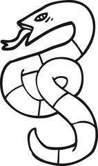 cartoon snake