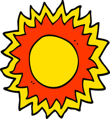cartoon sun