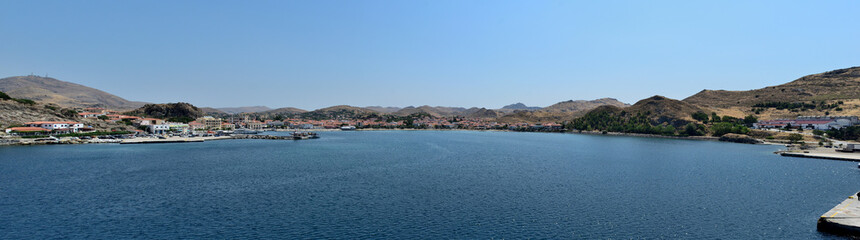 Fototapeta na wymiar view of Myrinia bay