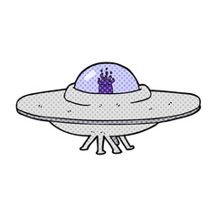 cartoon flying saucer