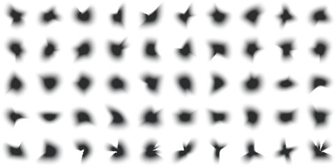Halftone Abstract Background Set of 50