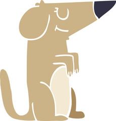 cartoon doodle dog
