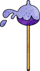 quirky hand drawn cartoon lolipop