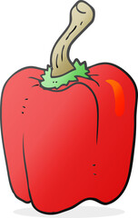 cartoon red pepper