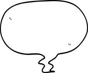 cartoon speech bubble