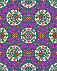 Seamless beautiful ethnic Paisley pattern Indian silky allover design