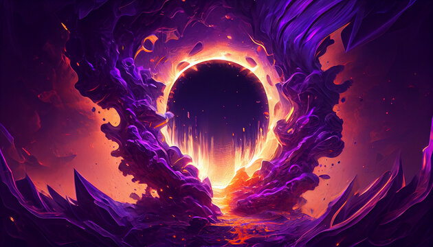 Dimension Portal Purple